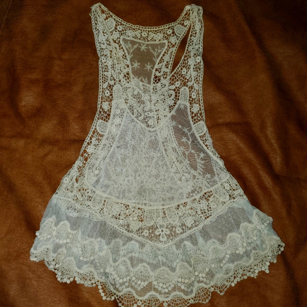 Lace tank